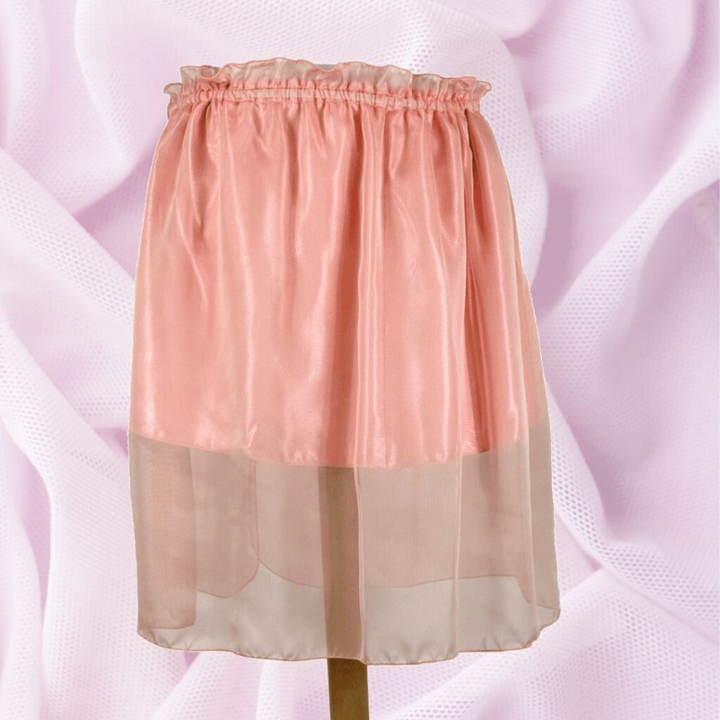 Girl skirt in rosa